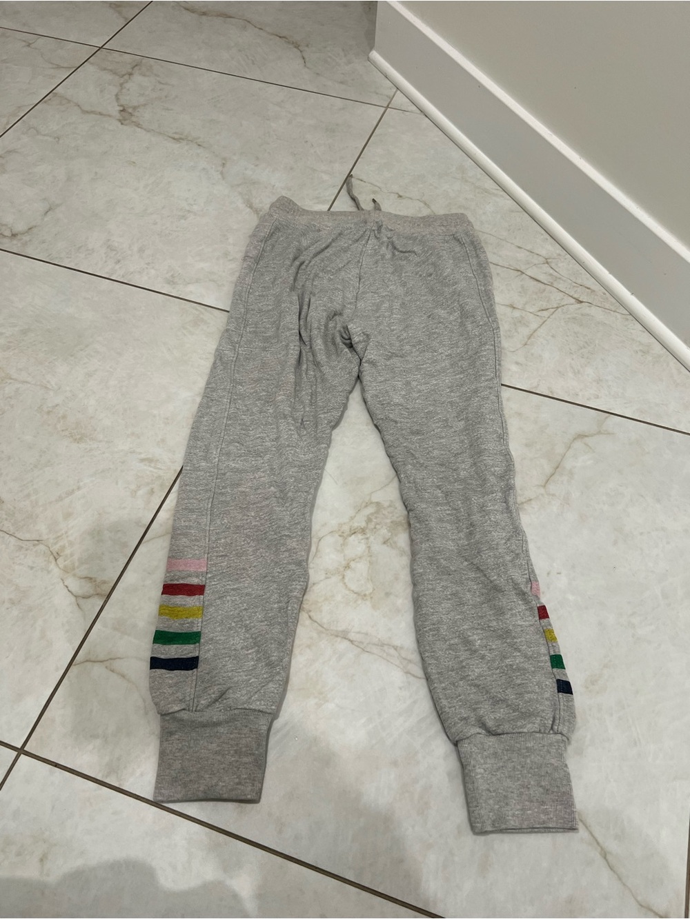 Sundry Gray Striped Jogger Sweatpants Size 0 - Picture 4 of 4